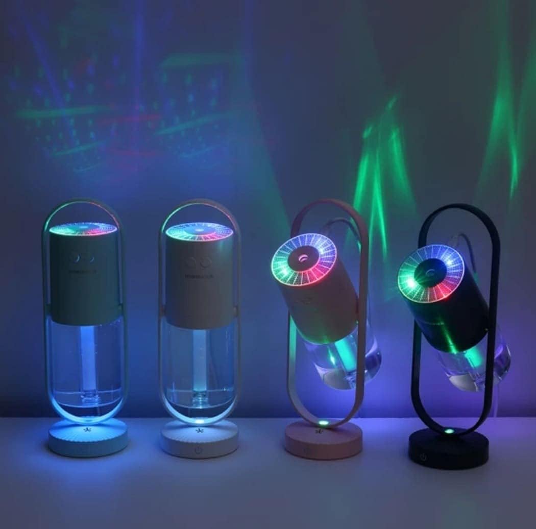 Magic Mist Aroma Humidifier & Projector: Car/Home Air Purifier