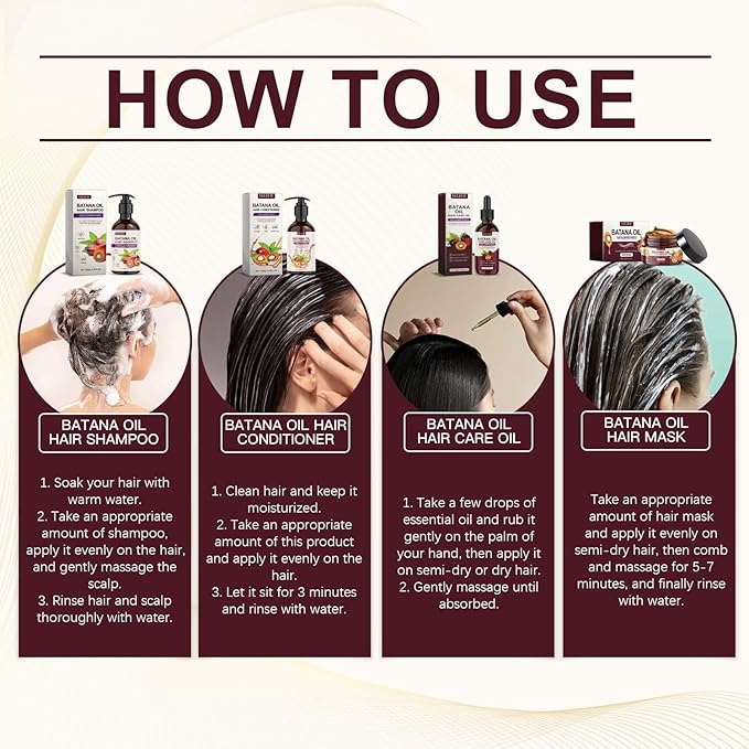 EELHOE - Batana Oil Hair Care Set - Treviacart