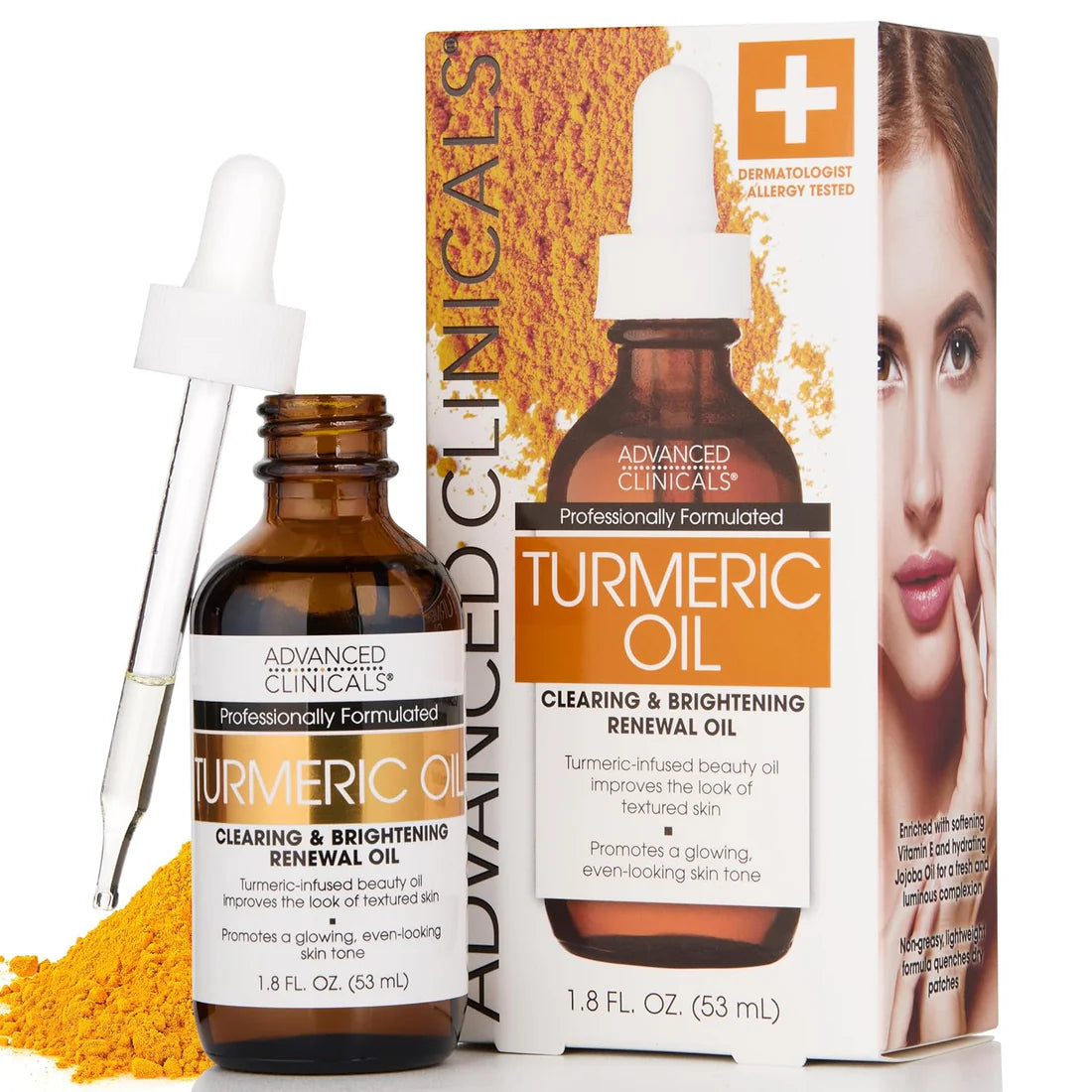 Advanced Clinicals - Turmeric Oil Clearing & Brightening Renewal Oil - Treviacart