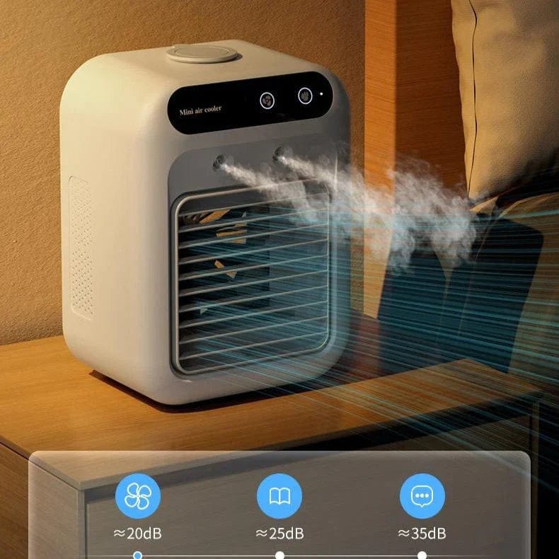 Mini Portable Air Cooler – USB Rechargeable Fan for Room & Car