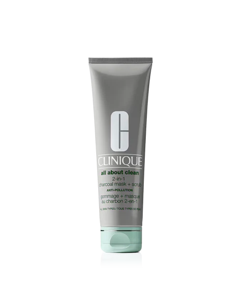 Clinique - All About Clean 2-in-1 Charcoal Mask + Scrub - Treviacart