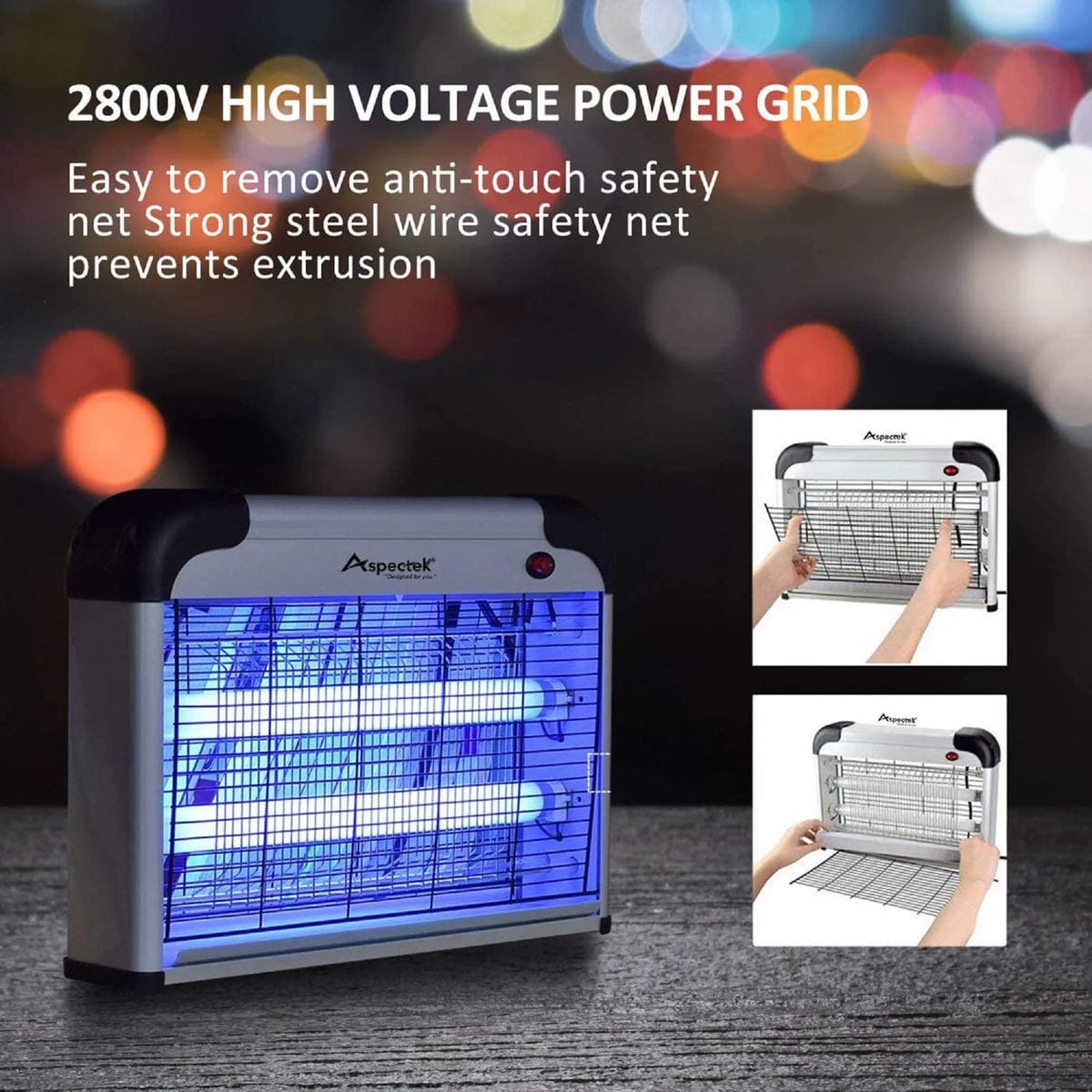 ASPECTEK Powerful 20W Electronic Insect Killer-Indoor Used