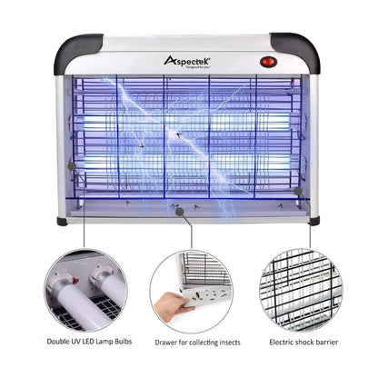ASPECTEK Powerful 20W Electronic Insect Killer-Indoor Used
