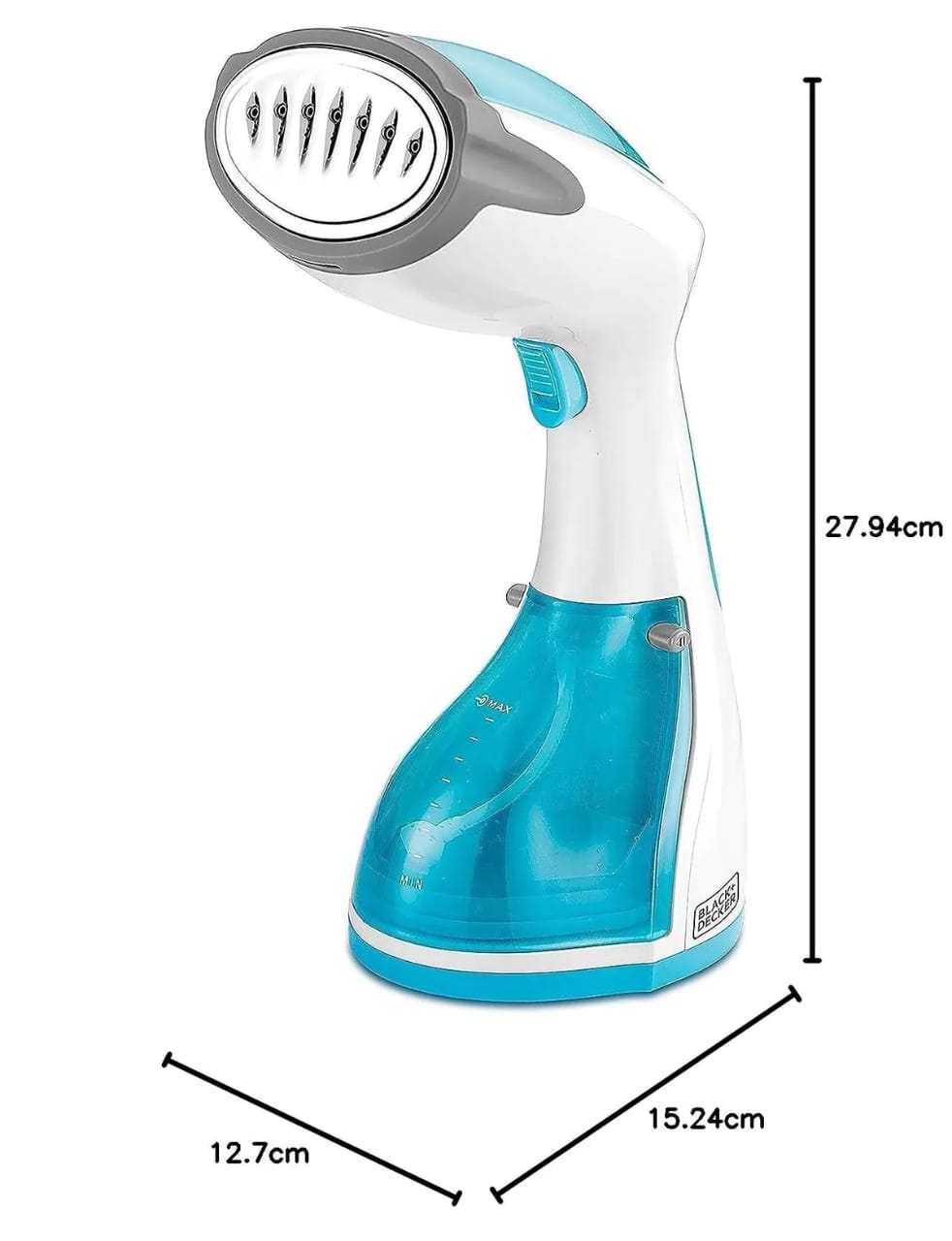 Handheld Fabric Steamer 1200W 260ml White/Blue HST1200-B5