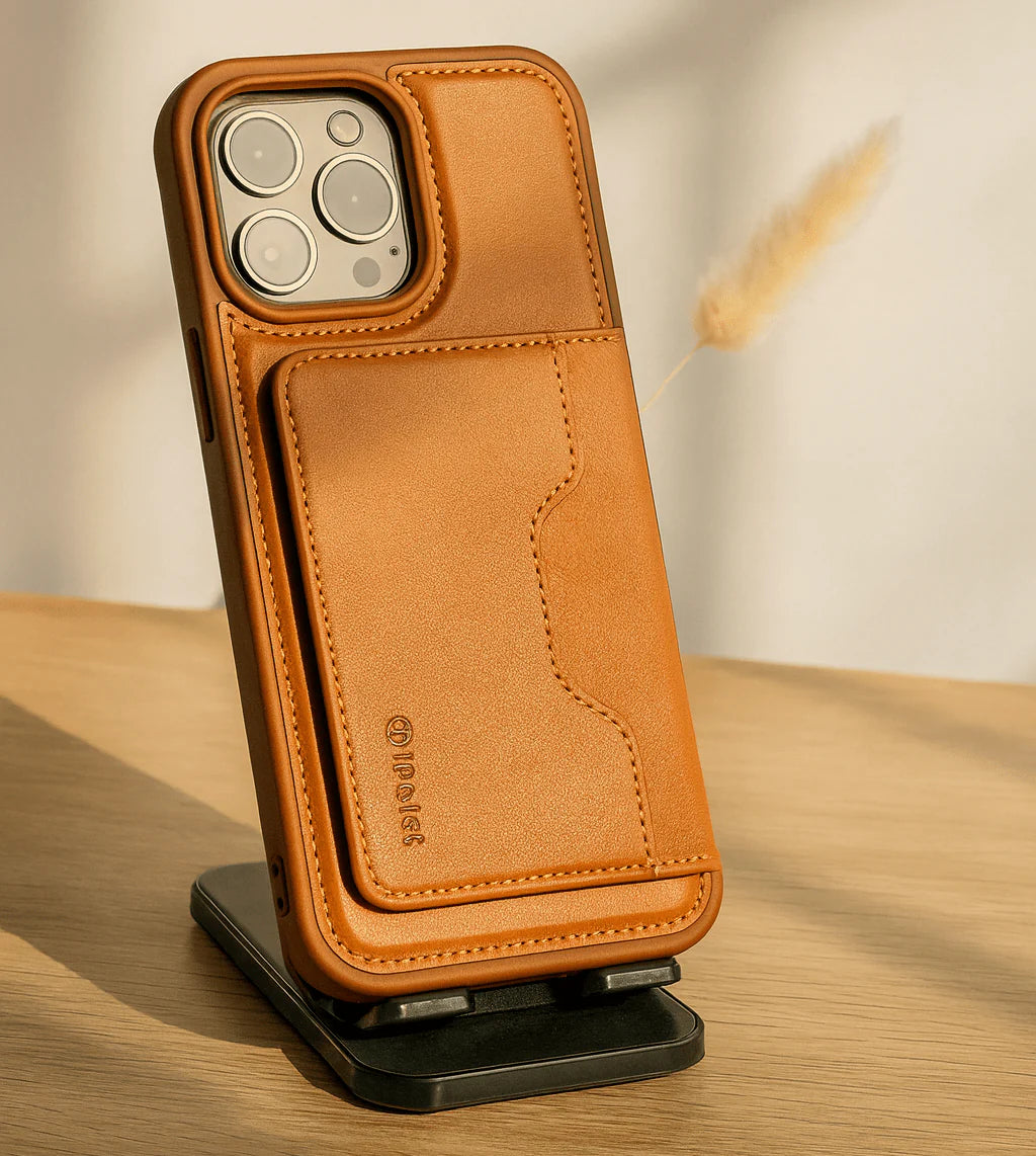 Leather Style Wallet Case iPhone - Treviacart