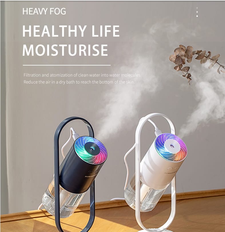 Magic Mist Aroma Humidifier & Projector: Car/Home Air Purifier