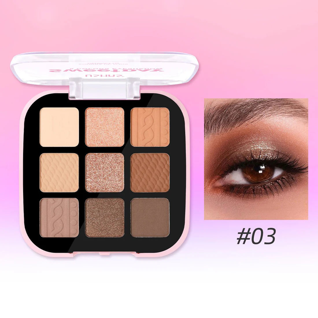 Ushas - Sweetday 9 Colors Eyeshadow - Treviacart