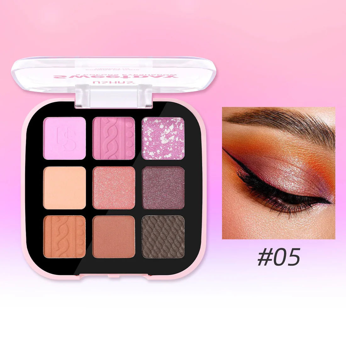 Ushas - Sweetday 9 Colors Eyeshadow - Treviacart